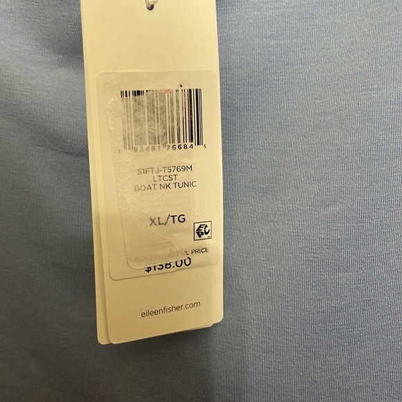 🔥HOT  Eileen Fisher Women’s Boat Neck Tunic Size XL NWT $138 FINAL INVENTORY - Picture 3 of 5